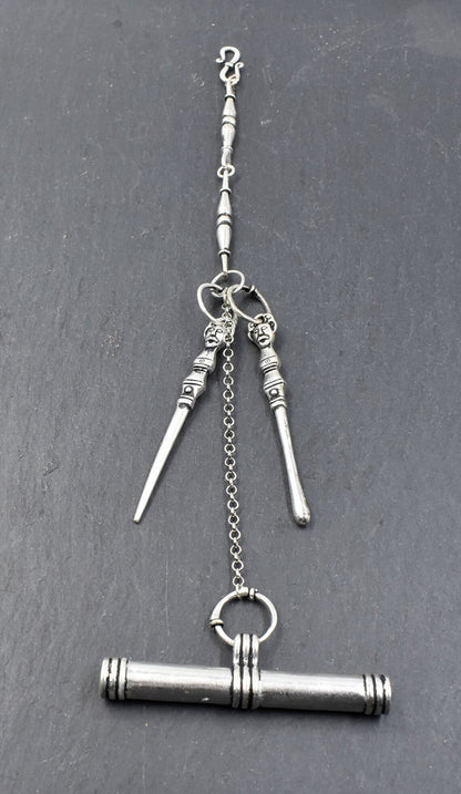 Gotland Hygiene Set aus versilberter Bronze von Belanas Schatzkiste