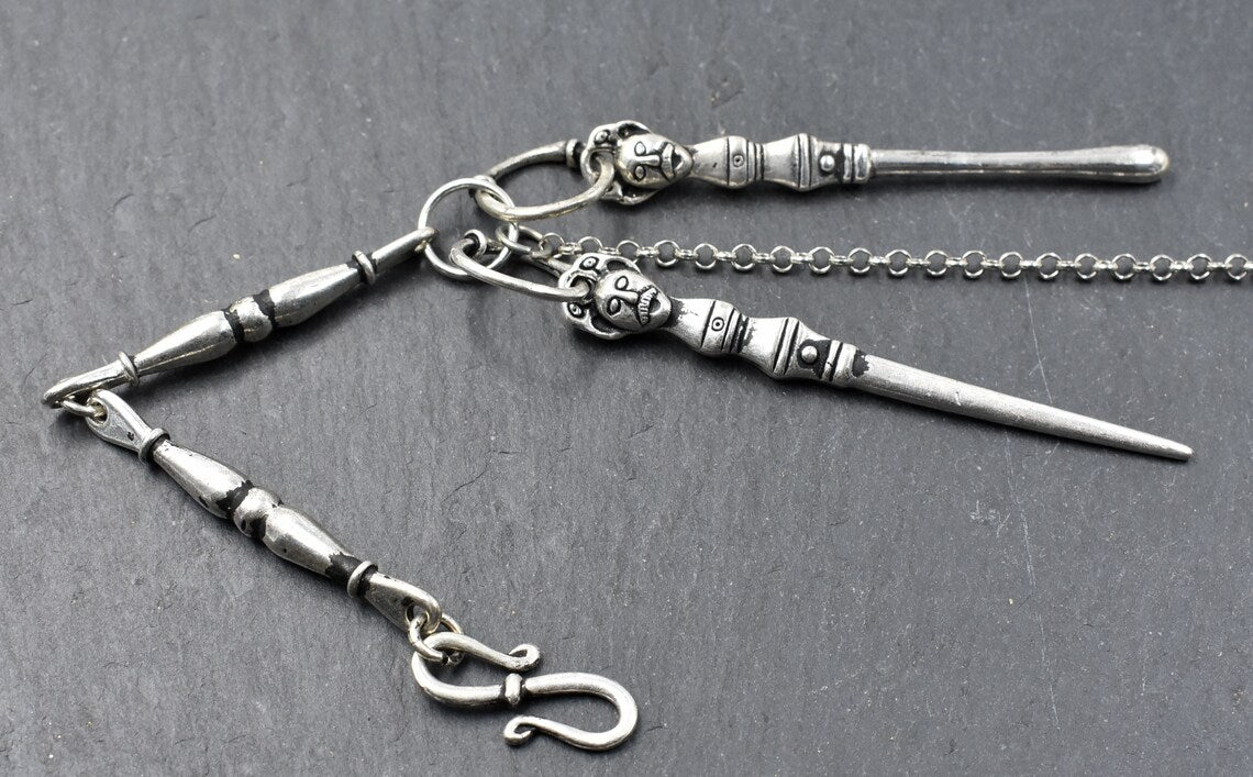 Gotland Hygiene Set aus versilberter Bronze von Belanas Schatzkiste