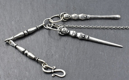 Gotland Hygiene Set aus versilberter Bronze von Belanas Schatzkiste