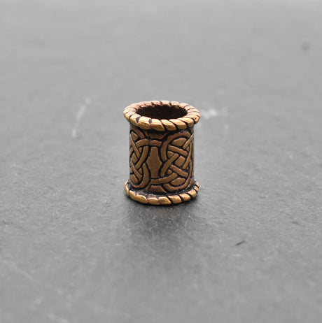Bartschmuck keltischer Knoten aus Bronze
