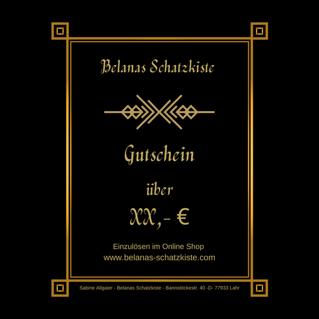 Geschenkgutschein von BELANAS SCHATZKISTE