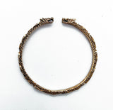 Wikinger Armreif mit Drachen - Bronze oder 925er Silber