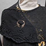 Keltische Ringfibel aus Bronze mit Knotenmuster