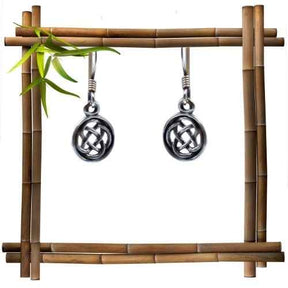 Keltische Knoten Ohrringe - 925er Silber