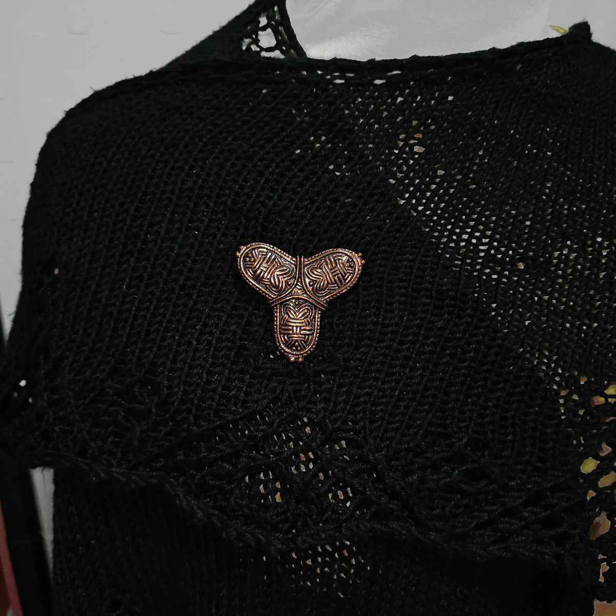 Wikinger Kleeblatt Fibel - Borre Stil