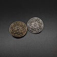 Kleine Wikinger Brosche mit Granulationsdekor – Bronze oder versilbert