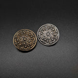 Kleine Wikinger Brosche mit Granulationsdekor – Bronze oder versilbert