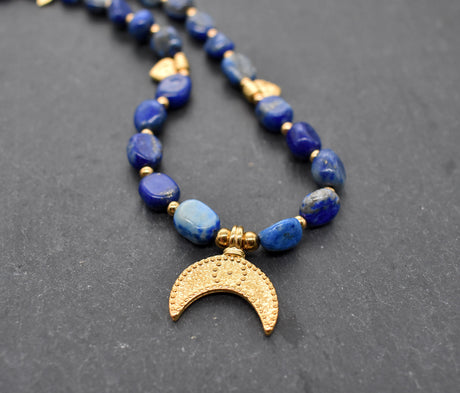 Lapis Lazuli Kette im römischen Stil