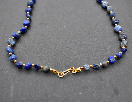 Lapis Lazuli Kette im römischen Stil