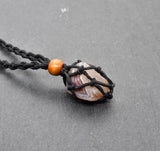 Makramee Kette mit Achat – Handgefertigter Naturschmuck voller Eleganz & Natürlichkeit