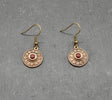 Zeitloser keltischer Ohrschmuck mit Edelstein aus Bronze