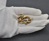 Römische Enten-Fibel aus Bronze, Replik eines Fundes aus Vindolanda. Historische Gewandnadel im romano-britannischen Stil – ideal für Reenactment und LARP.