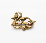 Römische Enten-Fibel aus Bronze, Replik eines Fundes aus Vindolanda. Historische Gewandnadel im romano-britannischen Stil – ideal für Reenactment und LARP.