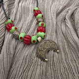 Römische Lunula Halskette VENUS – Historischer Schmuck für Mittelalter &amp; Reenactment