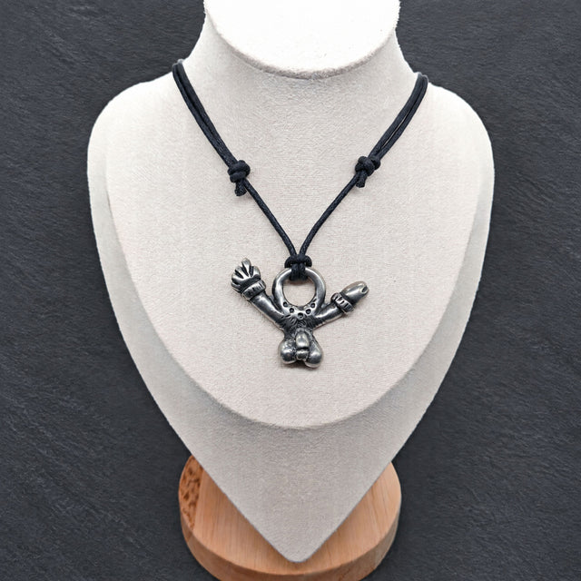 Römisches Phallus-Amulett – Fascinum am Stoffband