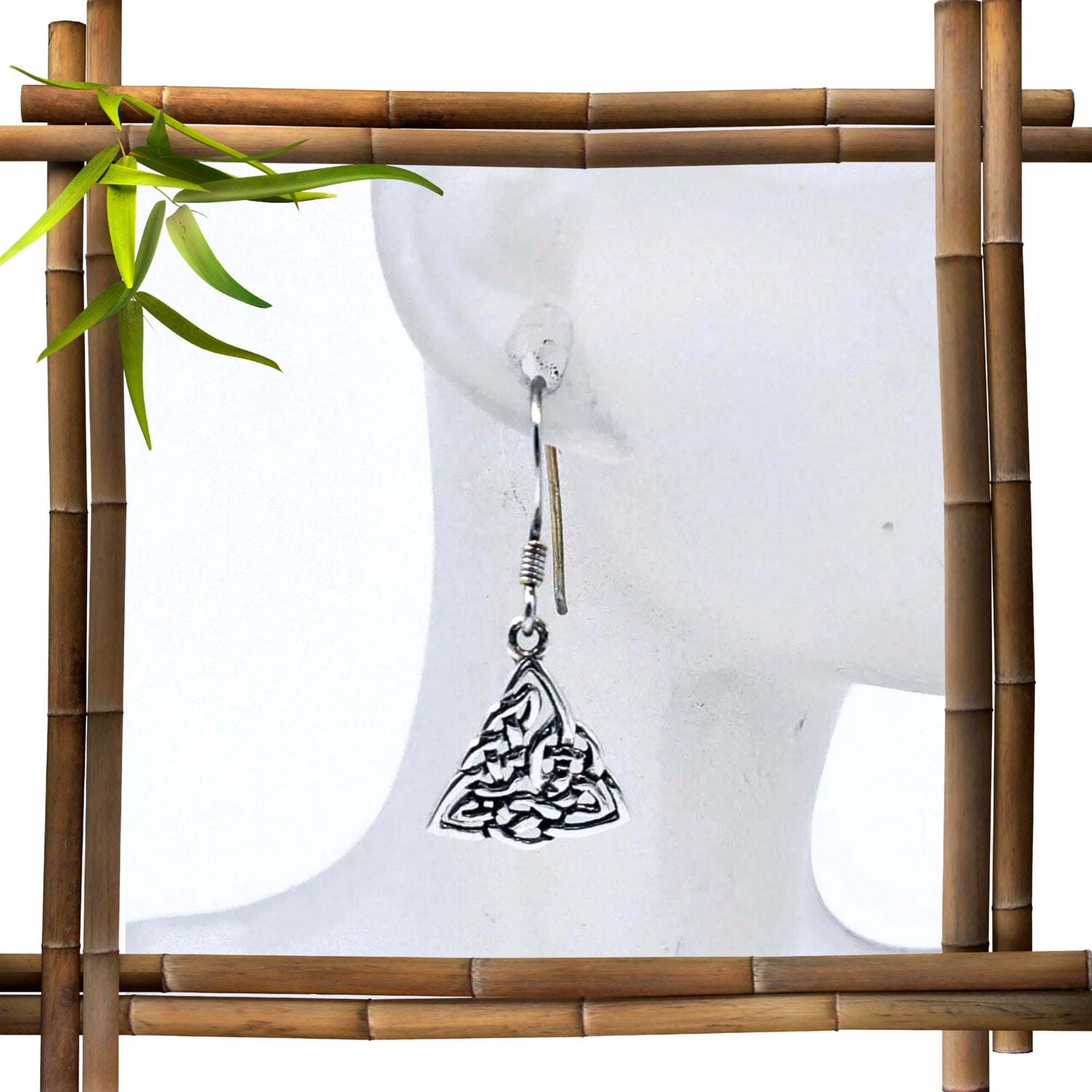 Silber Ohrringe keltischer Knoten