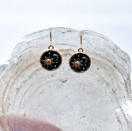 Sonne Mond und Sterne Ohrringe