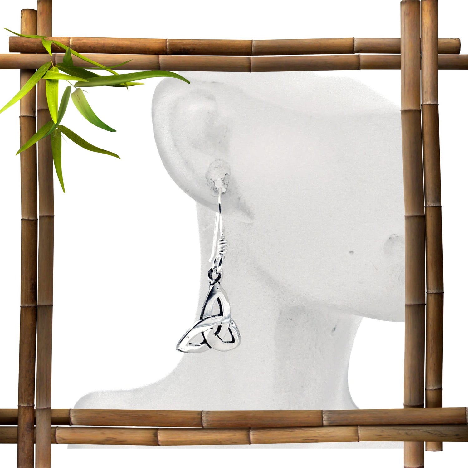 Trinity-Knoten Ohrringe - 925er Silber