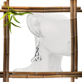 Trinity-Knoten Ohrringe - 925er Silber