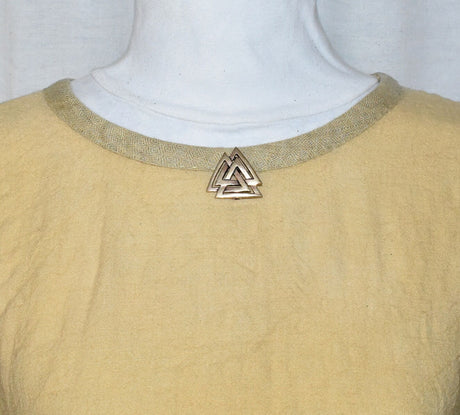 Valknut-Brosche aus Schmuckbronze – Authentischer Wikinger-Style