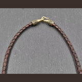 Verschluß der Lunula Lederkette