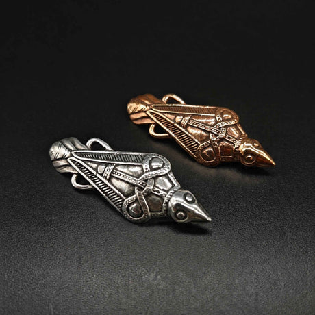 Vogelfibel aus Uppåkra – Vendelzeitliche Brosche aus Bronze oder 925 Silber