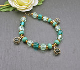 Wikinger Fibelkette mit Kugel-Anhängern aus Bronze von Belanas Schatzkiste