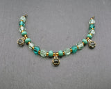 Wikinger Fibelkette mit Kugel-Anhängern aus Bronze von Belanas Schatzkiste