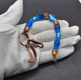 Wikingerschmuck aus Bronze – Anhänger mit Fibelkette