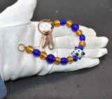 Wikingerschmuck aus Bronze – Anhänger mit Fibelkette