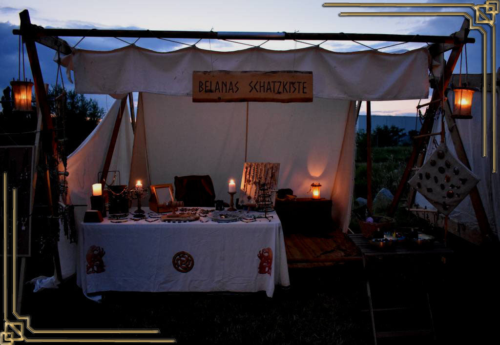 Wikingerzelt mit Marktstand von BELANAS SCHATZKISTE