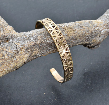 Wikinger Armreif „Gotland“ aus Bronze – Handgefertigte Replik eines historischen Fundstücks