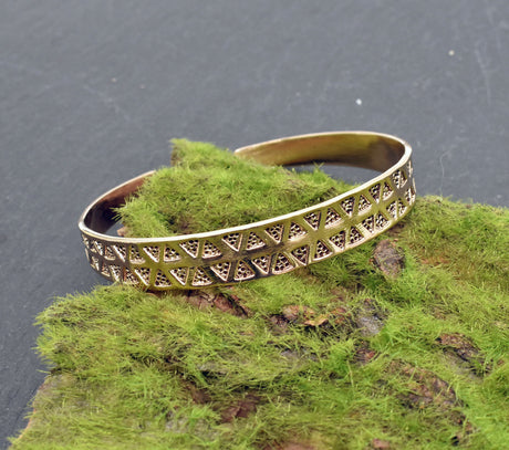 Wikinger Armreif „Gotland“ aus Bronze – Handgefertigte Replik eines historischen Fundstücks