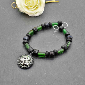 Wikinger Fibelkette "Odin auf Sleipnir"