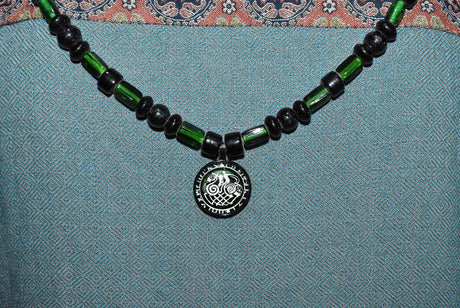 Wikinger Fibelkette "Odin auf Sleipnir"