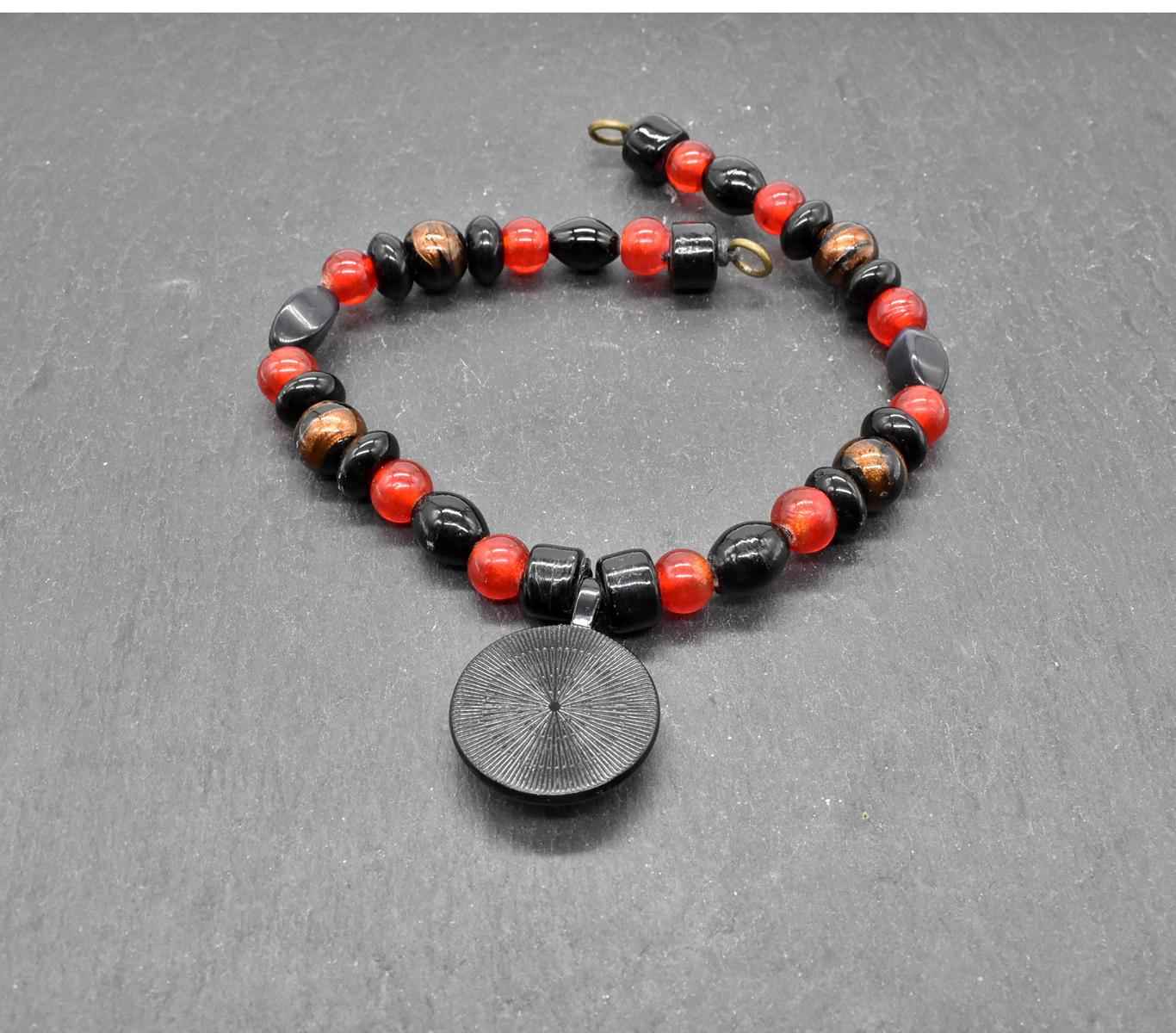 Wikinger Fibelkette "Runen Mjölnir"