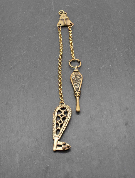 Wikinger Hygiene-Set Birka | Ohrlöffel & Schlüssel