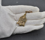 Raben-Kettenverteiler der Wikinger – Historisches Schmuckstück aus Bronze – 10. Jahrhundert, Wikingerzeit, Kettenhaken für Fibelketten und Hygiene-Sets