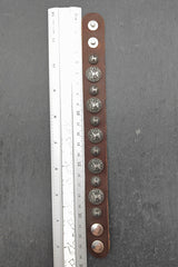 Länge des Yggdrasil Lederarmband verstellbar - braun