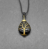 Obsidian-Kette Yggdrasil
