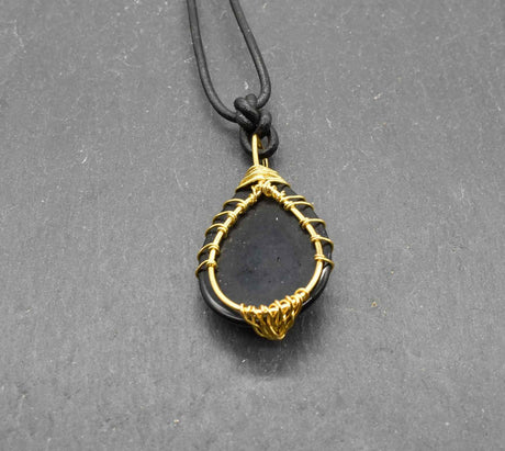 Obsidian-Kette Yggdrasil