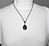 Obsidian-Kette Yggdrasil
