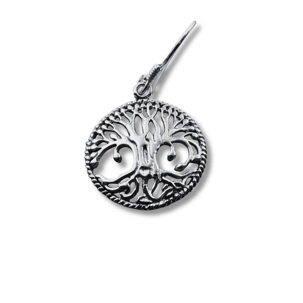 Yggdrasil Ohrringe - Bronze oder 925er-Silber - 1 Paar