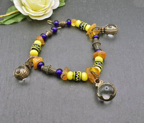 Bernstein Fibelkette mit Gotland Sphären von BELANAS SCHATZKISTE