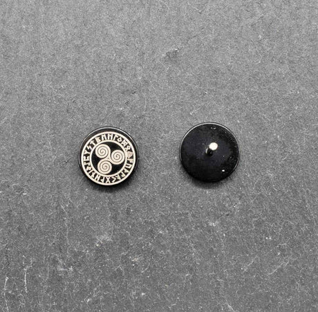 Fake plugs mit wikinger & keltischen motiven - ohrstecker