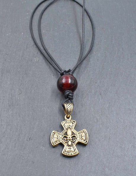 Fleur-de-lis-kette - gold - halskette