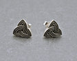 Keltische Ohrstecker Triquetra aus Bronze oder 925er-Silber - Belanas Schatzkiste