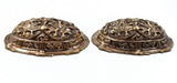 Massive Wikinger Schildkrötfibeln - Borre-Stil ca. 9. - 10. Jh. aus Bronze