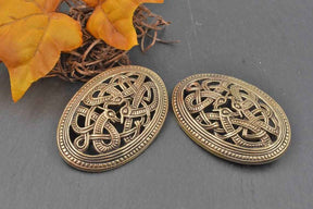 Wikinger Ovalfibeln im Jelling-Stil