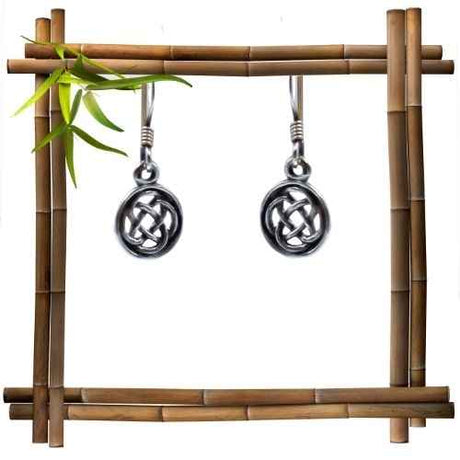 Keltische knoten ohrringe - 925er silber